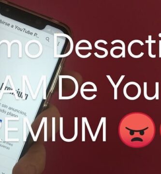 Mensaje SPAM "Prueba Youtube Premium"