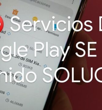 servicios de google play se ha detenido