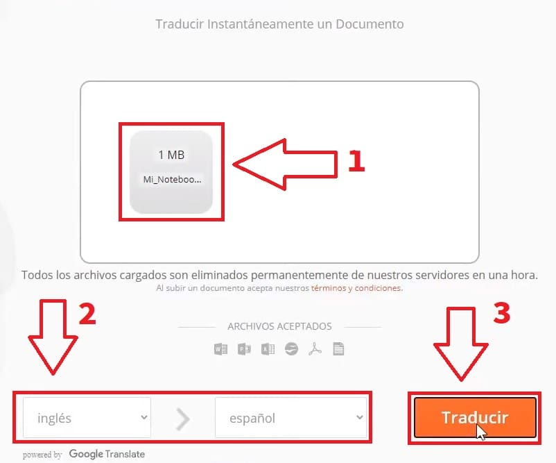 traducir pdf a español online gratis