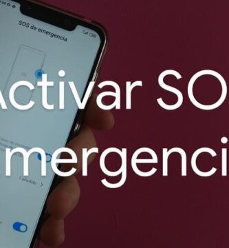 como activar sos de emergencias.