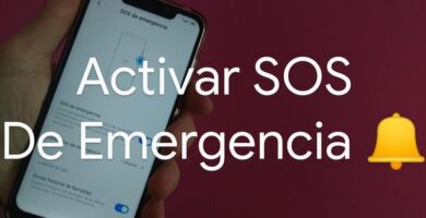 como activar sos de emergencias.