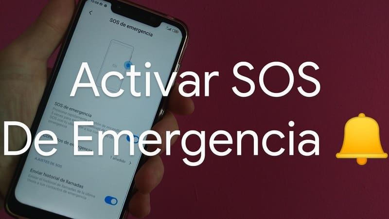 como activar sos de emergencias.