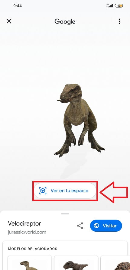 dinosaurios google.