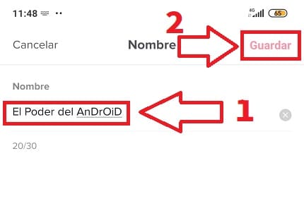 se puede cambiar el nombre de usuario en tiktok