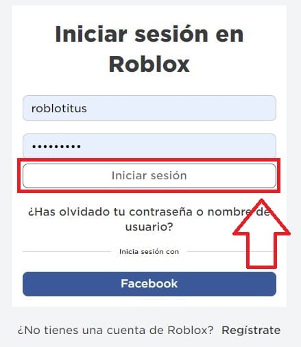 iniciar roblox.