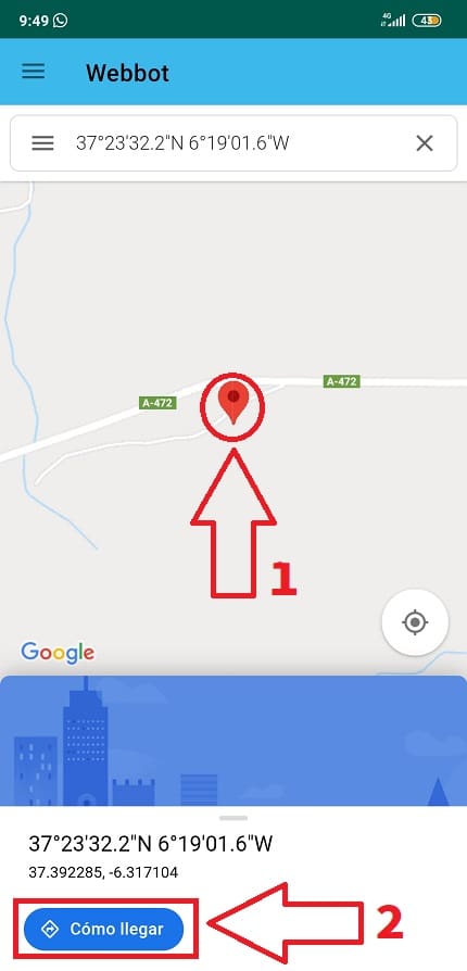 google maps randonautica.
