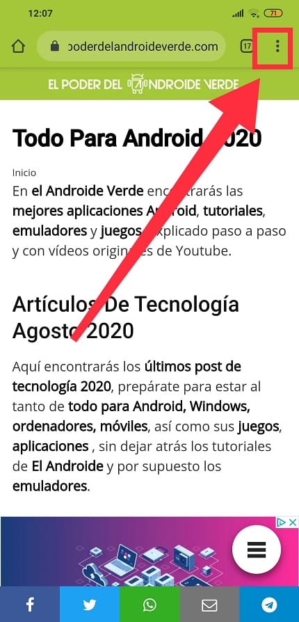 cambiar la carpeta de descargas en android