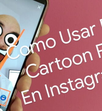usar filtro cartoon de instagram.