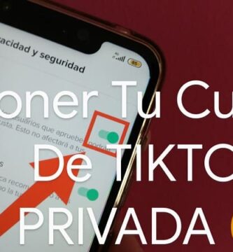 como poner tu cuenta de tiktok privada