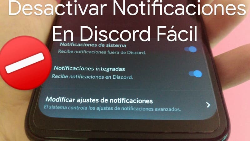 desactivar notificaciones discord android