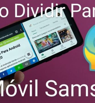 dividir pantalla móvil.