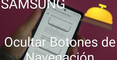 ocultar botones de navegación samsung.