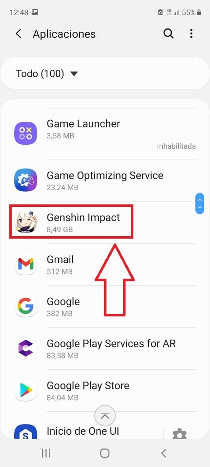 desactivar notificaciones Genshin Impact