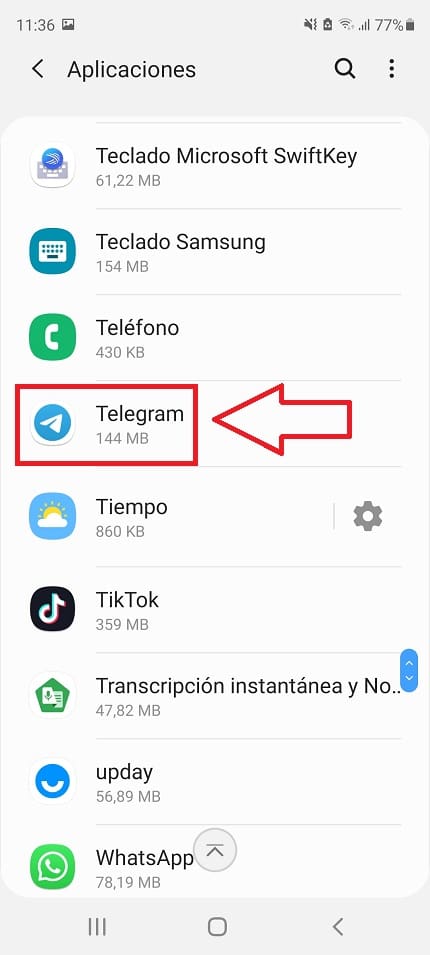 quitar notificaciones telegram.