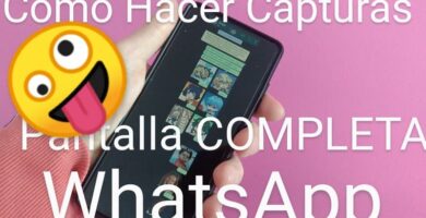 hacer un screenshot de WhatsApp a pantalla completa