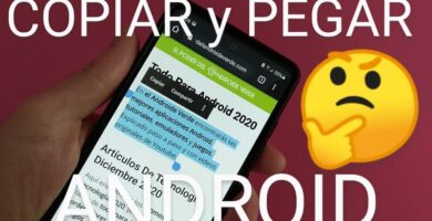 pegar y copiar en android.