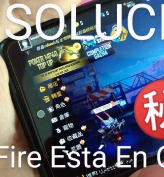 free fire hablando otro idioma.