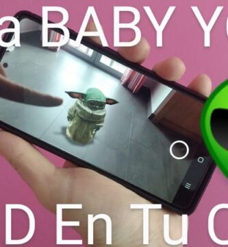 visualizar a baby yoda en casa.