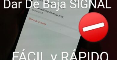 dar de baja signal.