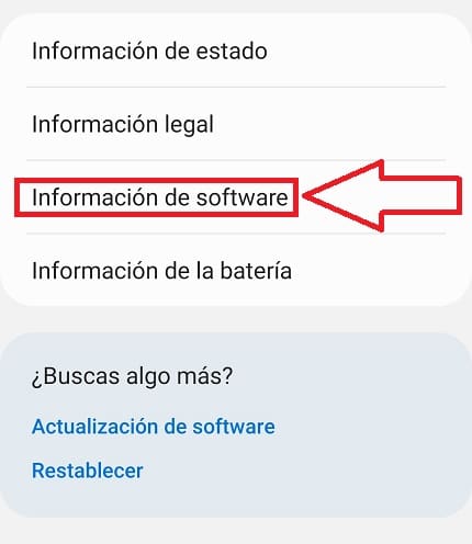 información de software.