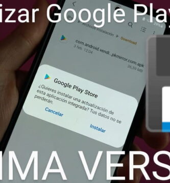 como actualizar el google play store