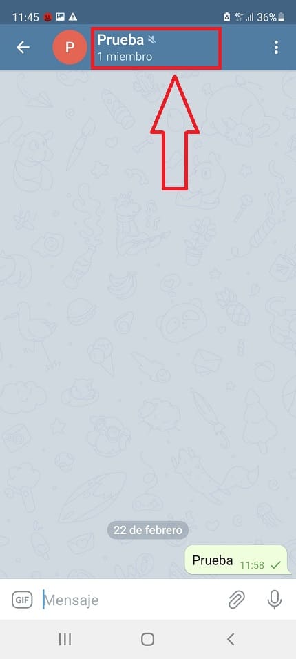 invitar a personas a grupos en Telegram con código QR.