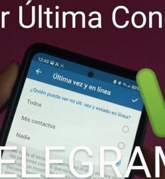 última conexión telegram.