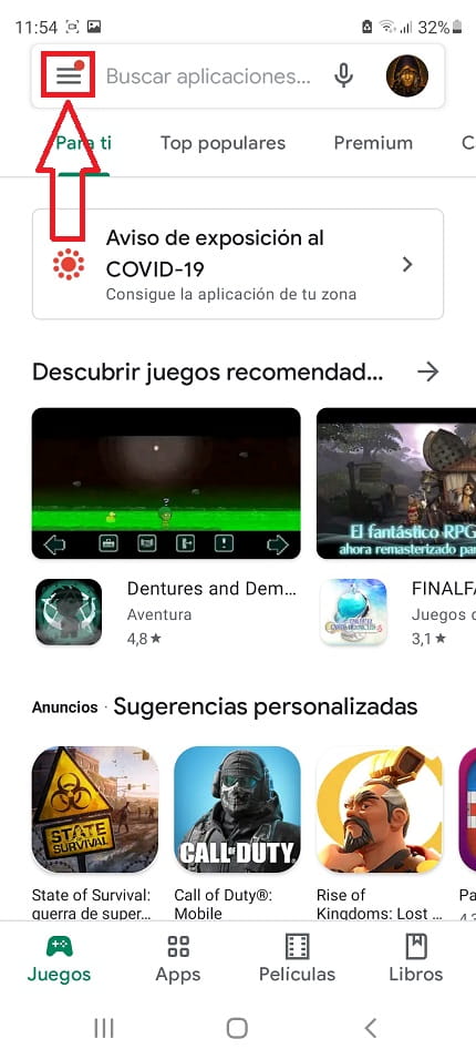 play store.