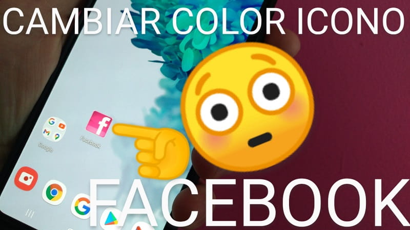icono de facebook de colores.