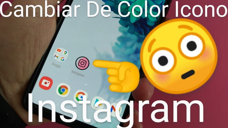 modificar color icono de instagram.
