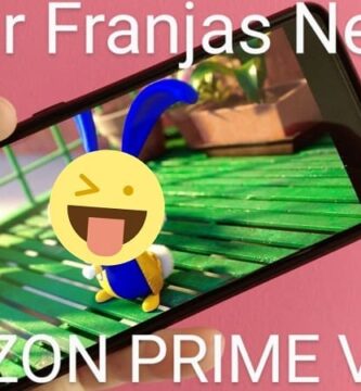 eliminar franjas negras amazon video.