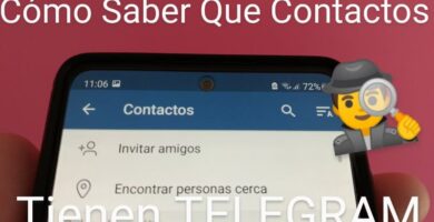 saber que contactos están en telegram.