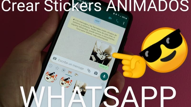 como crear stickers animados en whatsapp.
