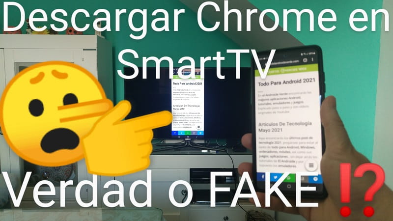 descargar google chrome smart tv