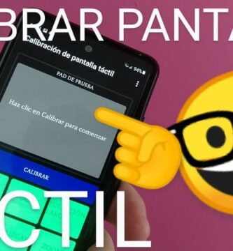 calibrar pantalla táctil.