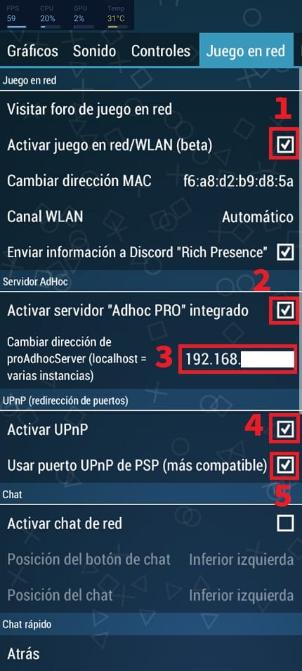como jugar a ppsspp online pc y Android.