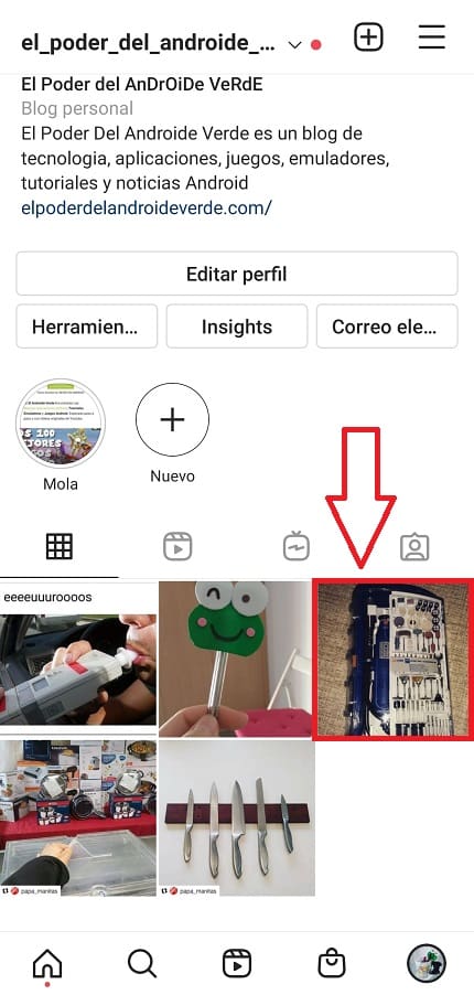 publicación Instagram.