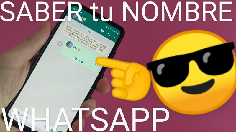 tu nombre de WhatsApp.