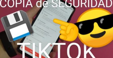 Hacer copia seguridad Tik Tok.