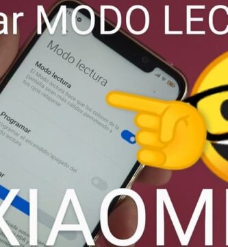 Activar modo lectura Xiaomi.