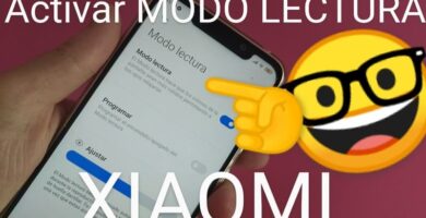 Activar modo lectura Xiaomi.