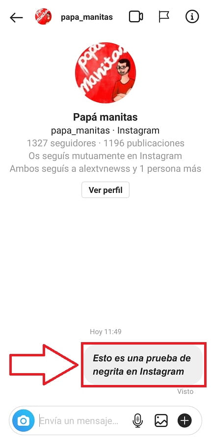 poner negrita en instagram.