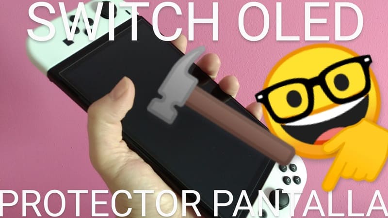 protector pantalla Switch oled.