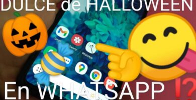Icono de Halloween en Whatsapp.