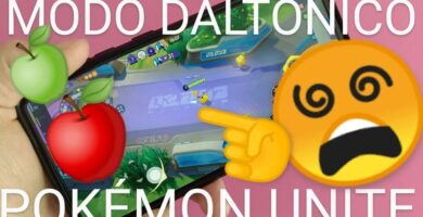 daltonismo en pokémon unite.