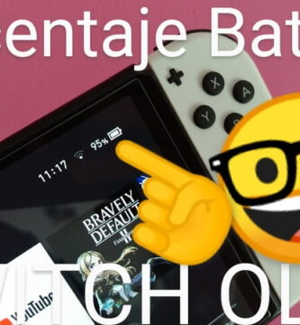 Mostrar porcentaje de batería en Switch Oled.