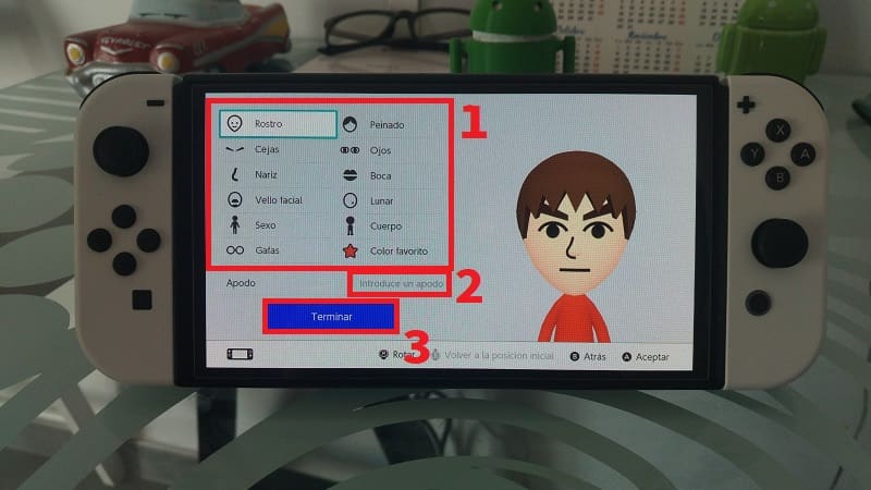 Hacer un Mii Switch Oled.