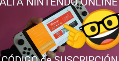 Canjear código de Nintendo Switch Online.