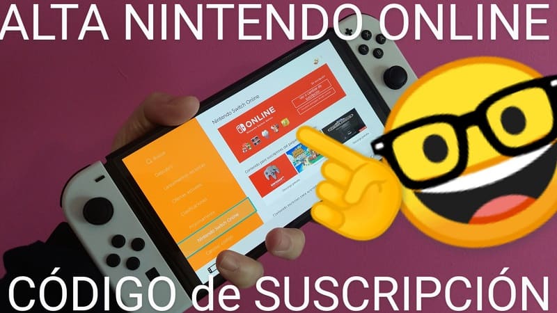 Canjear código de Nintendo Switch Online.
