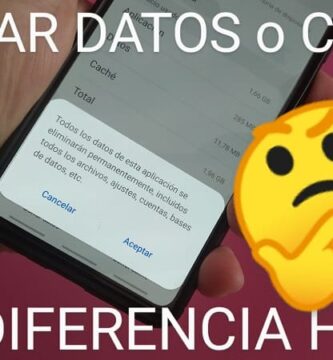 ¿Qué diferencia hay entre borrar caché y datos en Android?.